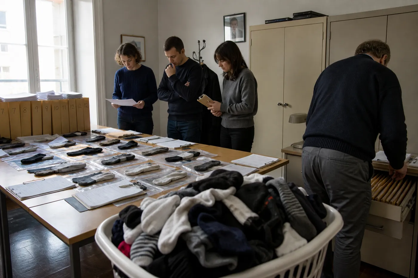 Le gouvernement crée un fichier national pour les chaussettes disparues entre essorage et panier à linge
