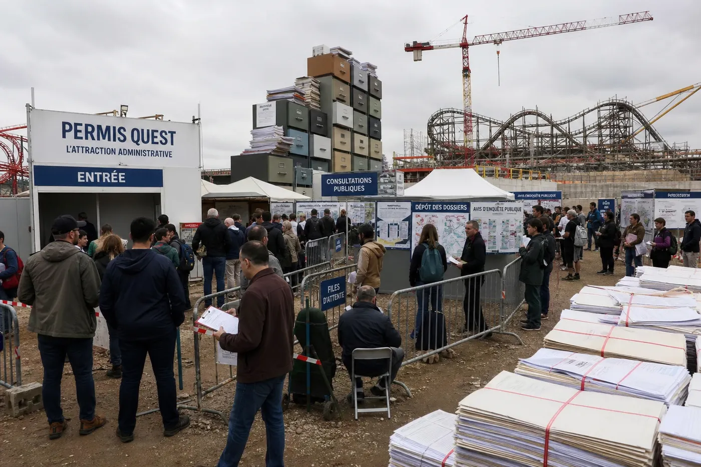 Région parisienne : le projet saoudien mise sur une attraction où l’on obtient un permis avant 2039